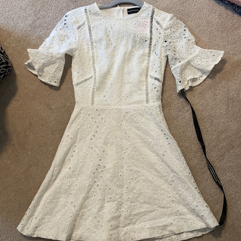 Trendy Formal White Dress